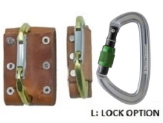 LEATHER CARABBINER HOLDER